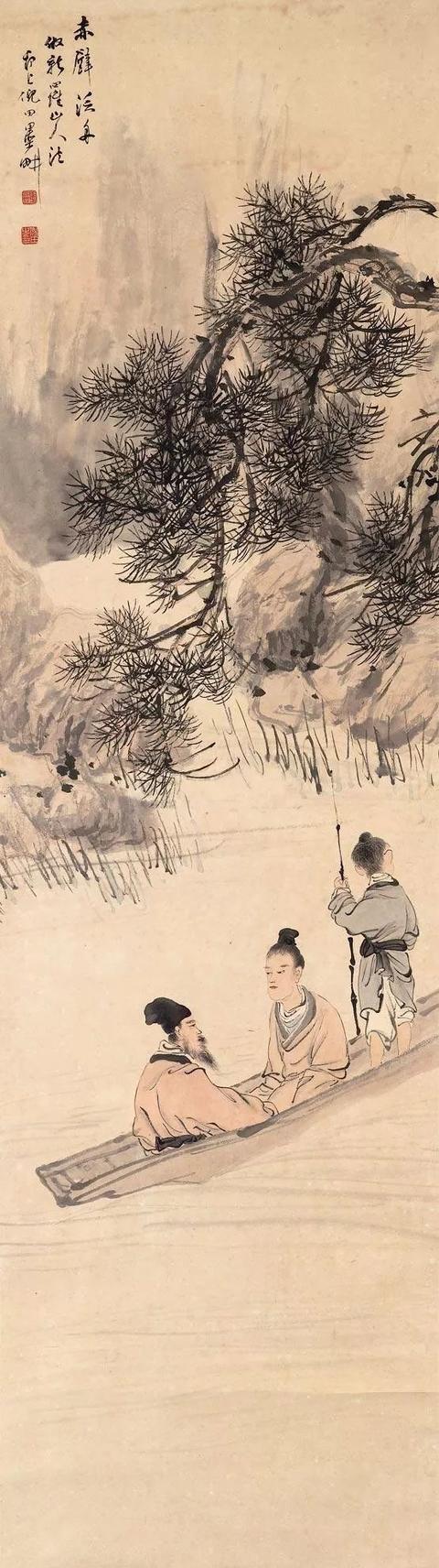 晚清画家｜倪田花鸟、人物、山水画合辑（130幅）