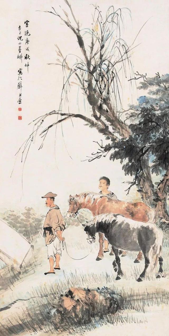 晚清画家｜倪田花鸟、人物、山水画合辑（130幅）