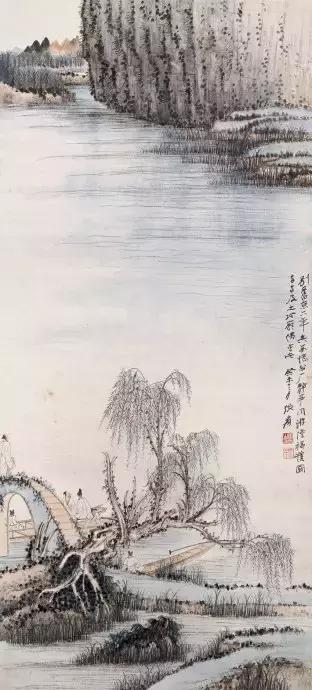 张大千仿石涛画骗徐悲鸿