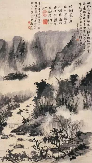 张大千仿石涛画骗徐悲鸿