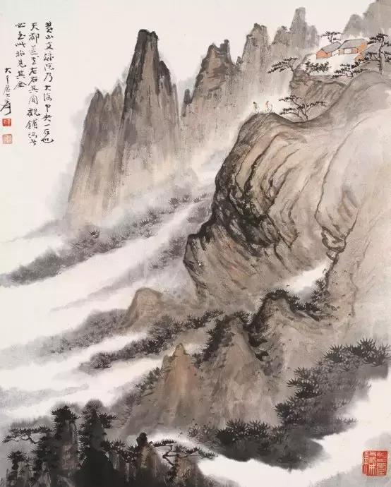 张大千仿石涛画骗徐悲鸿