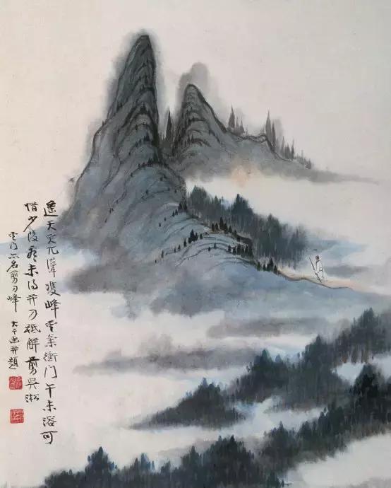 张大千仿石涛画骗徐悲鸿