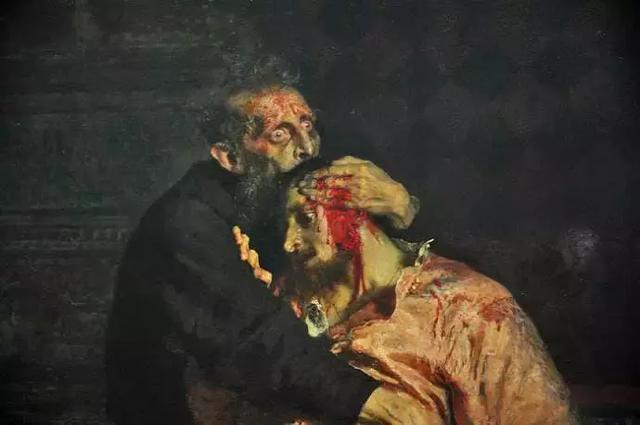 列宾油画《伊凡雷帝和他的儿子》被损毁！