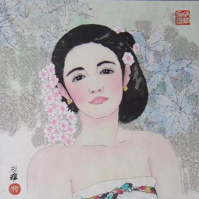 徐启雄｜现代工笔美人画的开拓者（80幅）