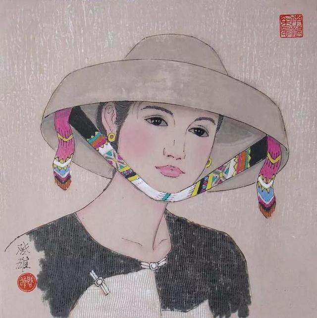 徐启雄｜现代工笔美人画的开拓者（80幅）