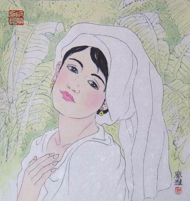 徐启雄｜现代工笔美人画的开拓者（80幅）