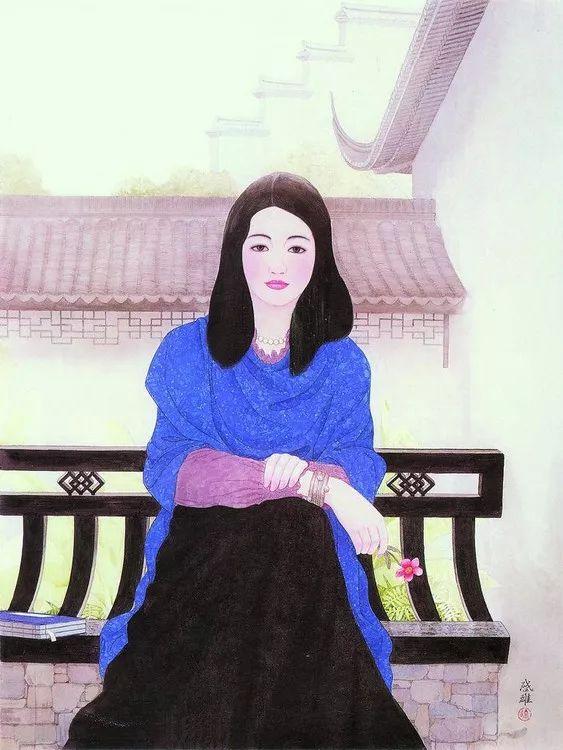 徐启雄｜现代工笔美人画的开拓者（80幅）