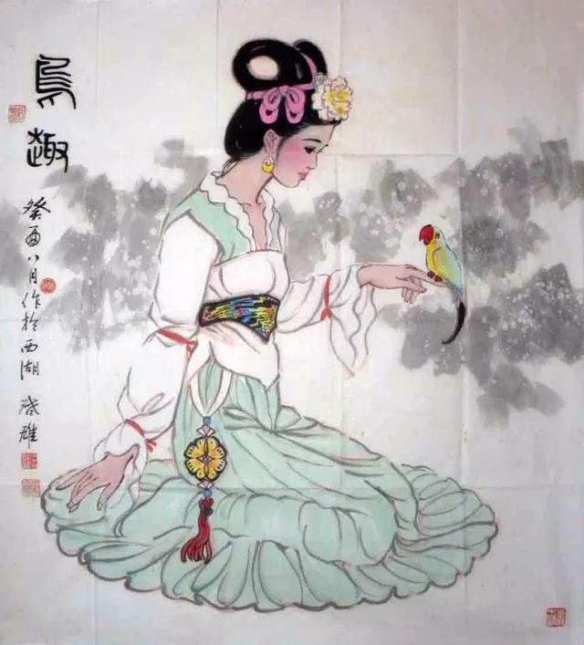 徐启雄｜现代工笔美人画的开拓者（80幅）