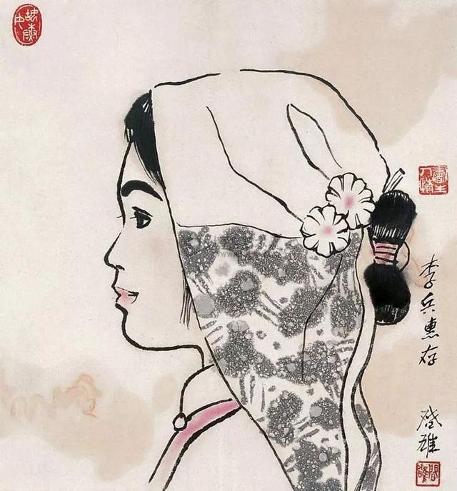 徐启雄｜现代工笔美人画的开拓者（80幅）