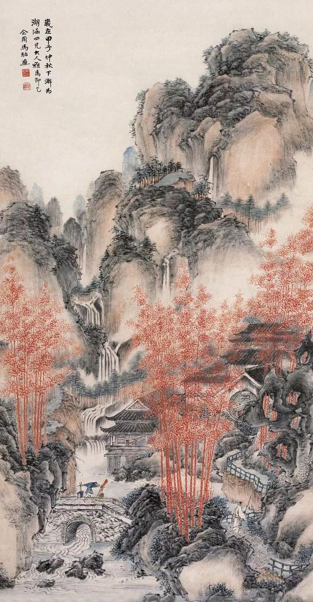 马企周｜山水，人物，花鸟画欣赏（80幅）