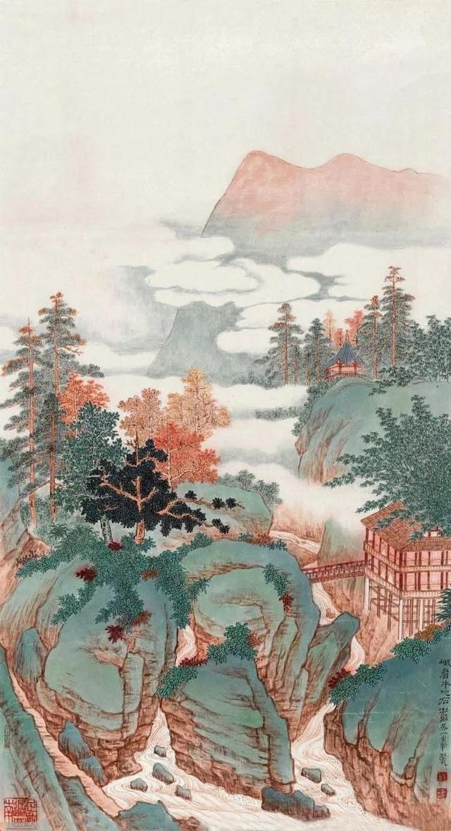 马企周｜山水，人物，花鸟画欣赏（80幅）