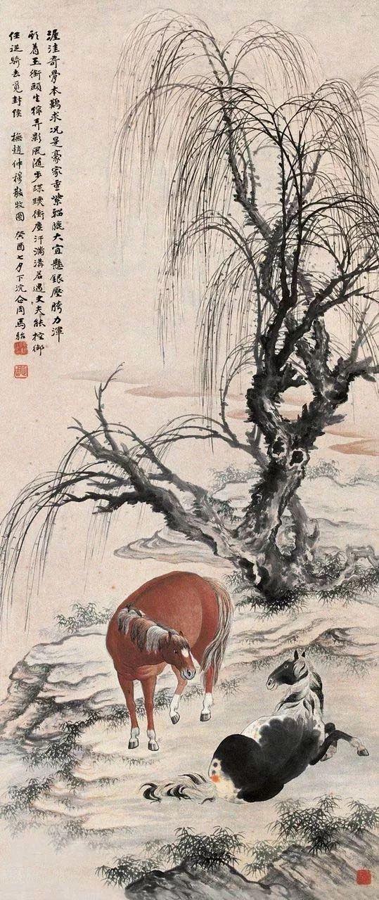 马企周｜山水，人物，花鸟画欣赏（80幅）