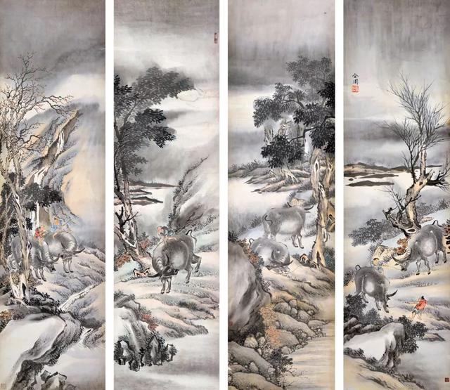 马企周｜山水，人物，花鸟画欣赏（80幅）