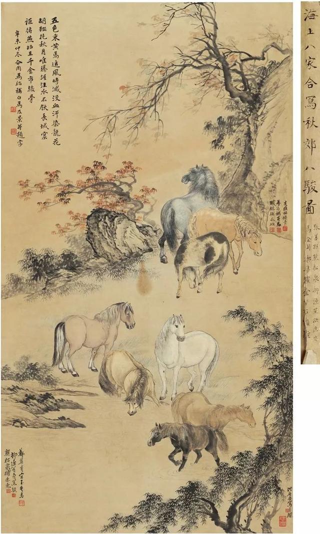 马企周｜山水，人物，花鸟画欣赏（80幅）