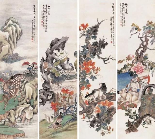 全才画家｜陆恢山水，人物，花鸟画合辑（120幅）