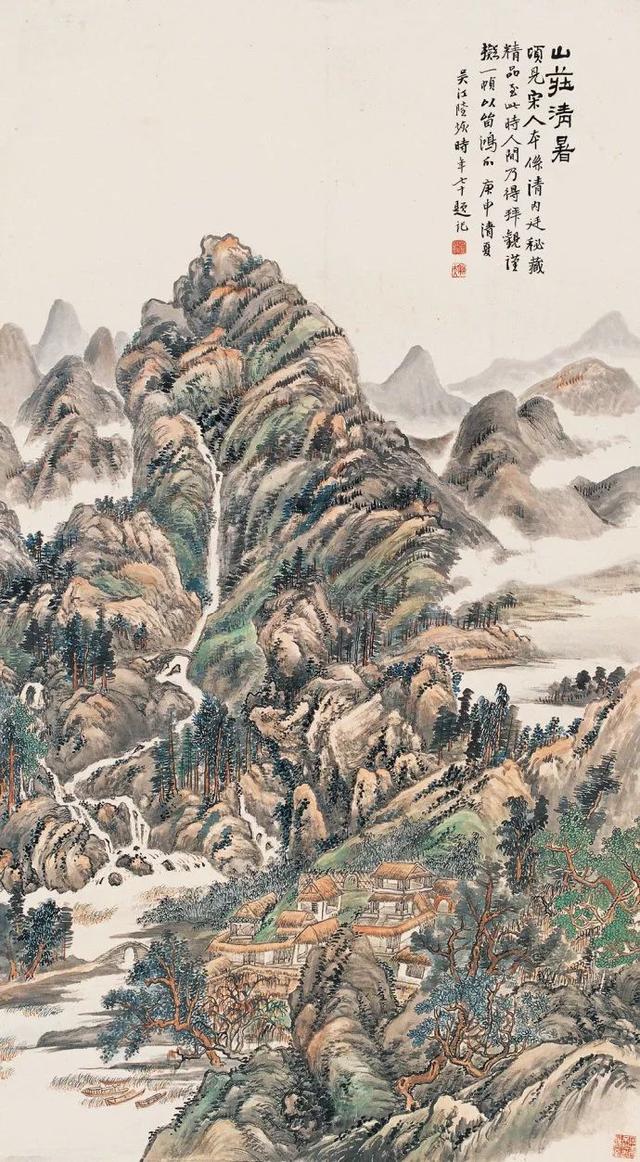 全才画家｜陆恢山水，人物，花鸟画合辑（120幅）