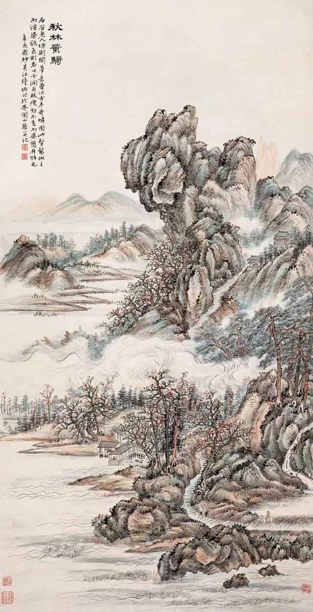 全才画家｜陆恢山水，人物，花鸟画合辑（120幅）