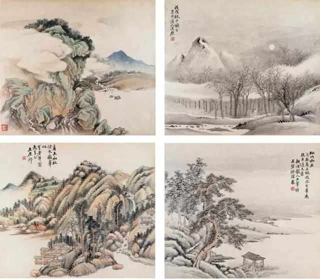 全才画家｜陆恢山水，人物，花鸟画合辑（120幅）