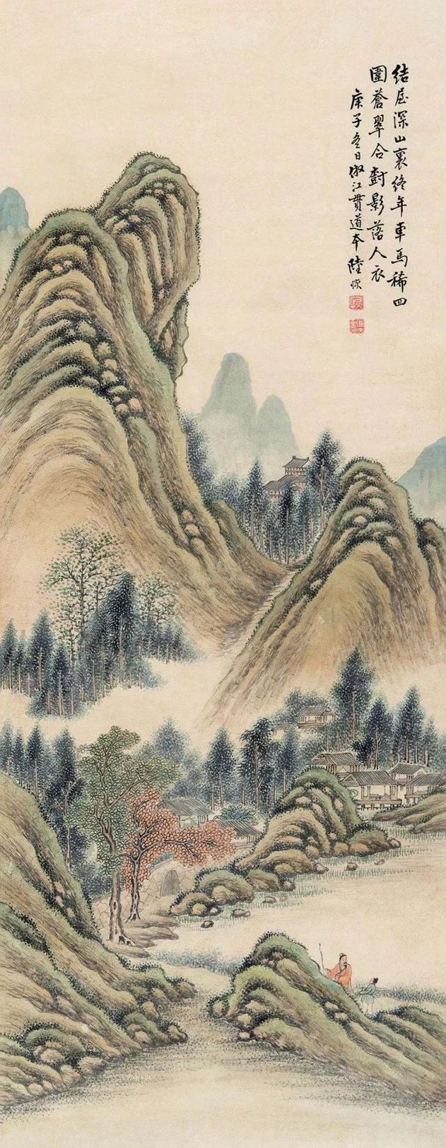 全才画家｜陆恢山水，人物，花鸟画合辑（120幅）