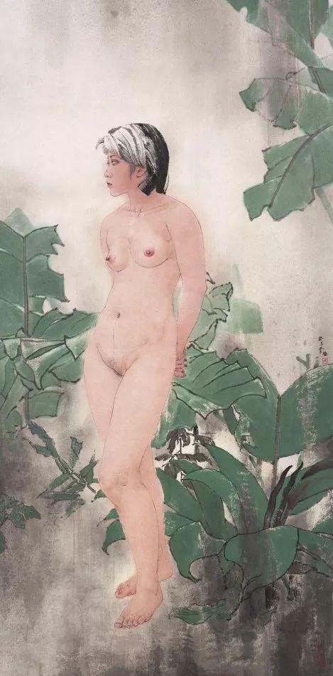 李爱国｜水墨女人体画赏析