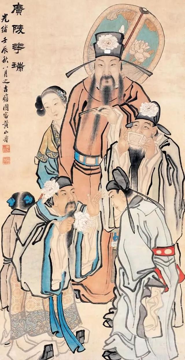 书画全能｜早慧的天才画家黄山寿（130幅）