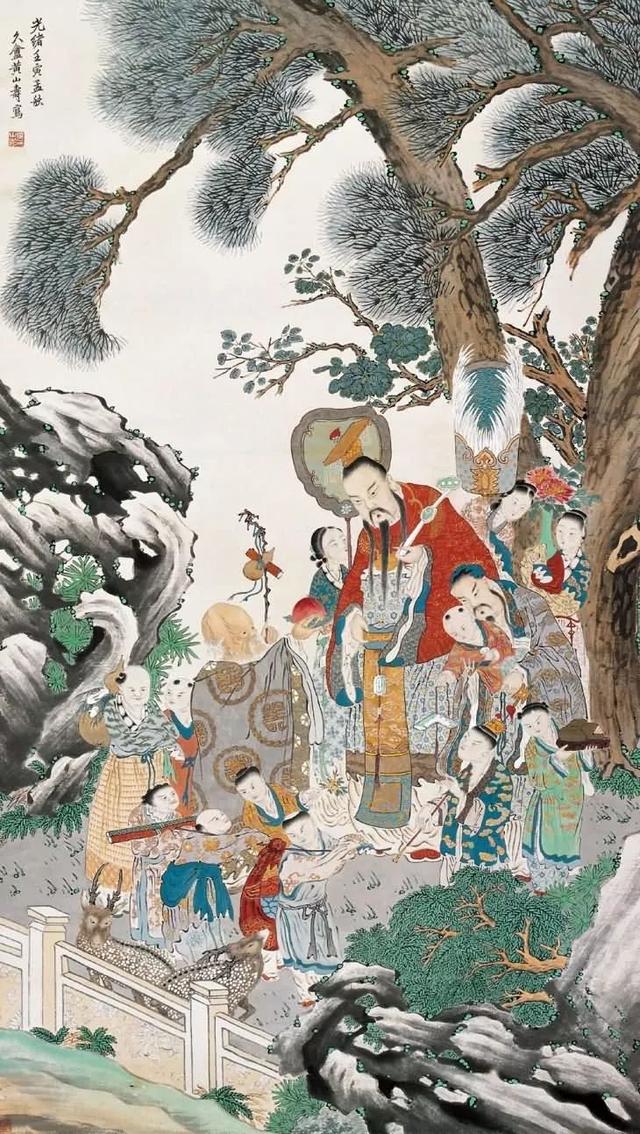 书画全能｜早慧的天才画家黄山寿（130幅）