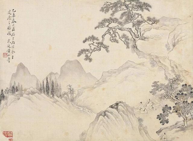 书画全能｜早慧的天才画家黄山寿（130幅）