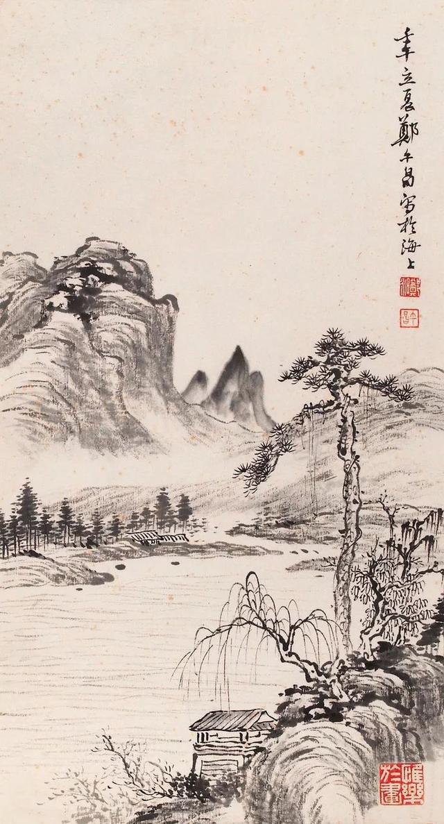 无师自通｜郑午昌：画不让人应有我（120幅）