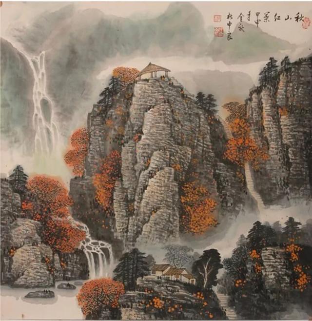 烟云与山川｜杜中良工笔山水画赏析（85幅）