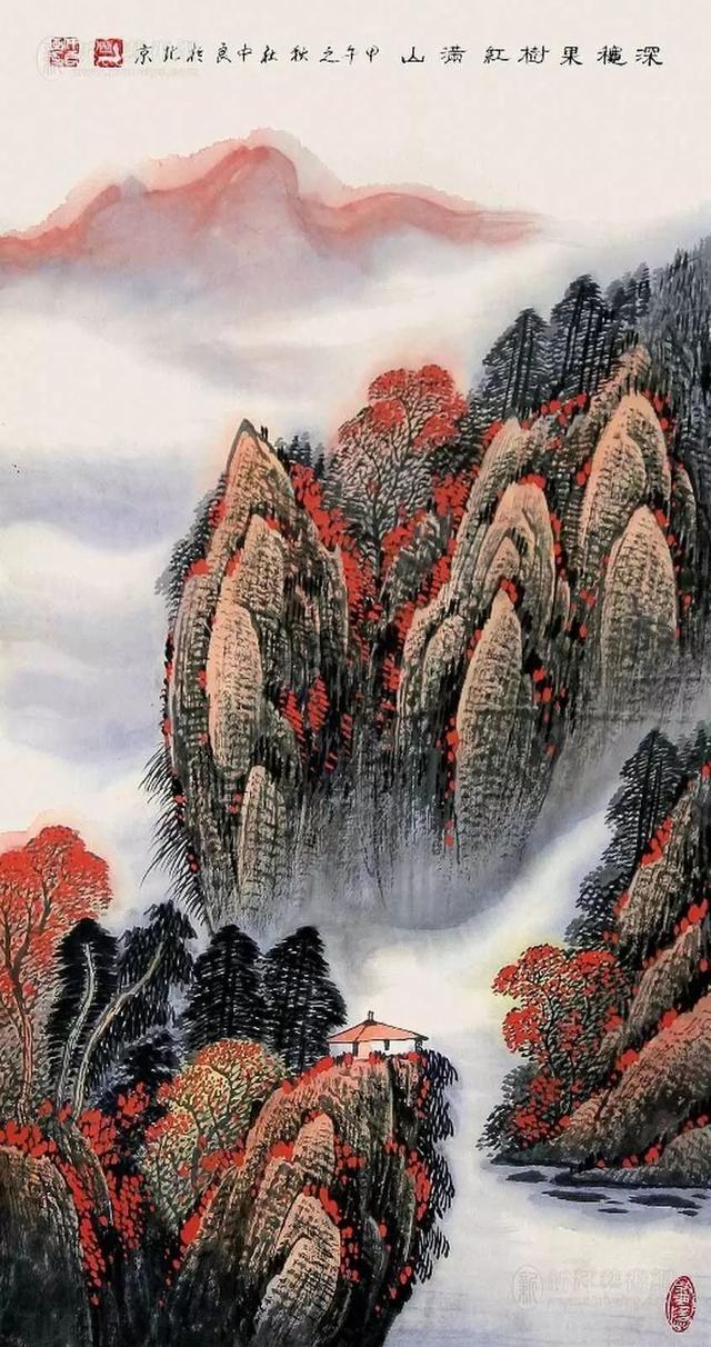 烟云与山川｜杜中良工笔山水画赏析（85幅）