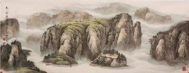 烟云与山川｜杜中良工笔山水画赏析（85幅）