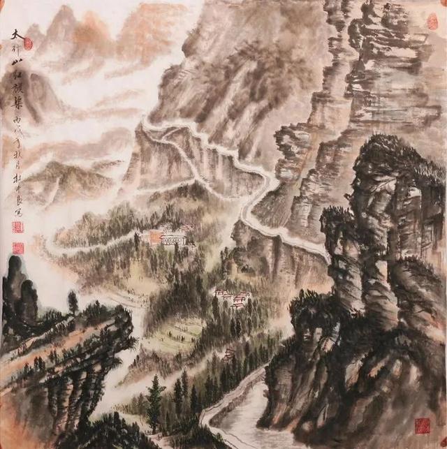 烟云与山川｜杜中良工笔山水画赏析（85幅）