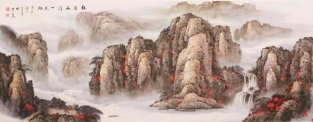 烟云与山川｜杜中良工笔山水画赏析（85幅）