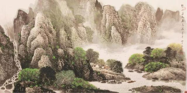 烟云与山川｜杜中良工笔山水画赏析（85幅）