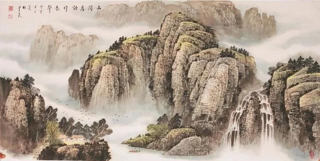 烟云与山川｜杜中良工笔山水画赏析（85幅）