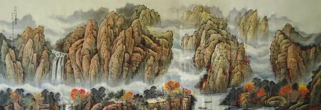 烟云与山川｜杜中良工笔山水画赏析（85幅）