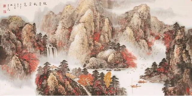 烟云与山川｜杜中良工笔山水画赏析（85幅）