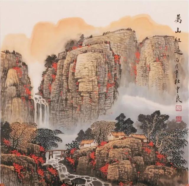 烟云与山川｜杜中良工笔山水画赏析（85幅）