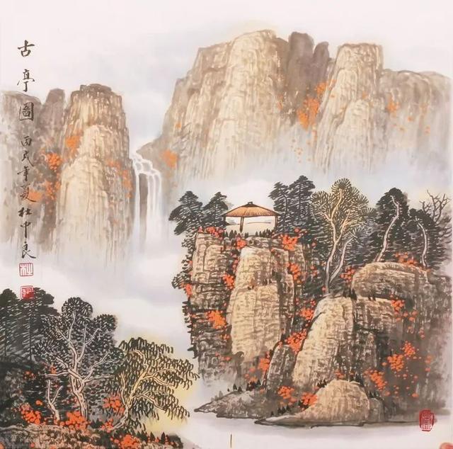 烟云与山川｜杜中良工笔山水画赏析（85幅）