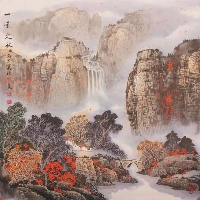 烟云与山川｜杜中良工笔山水画赏析（85幅）