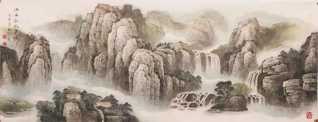 烟云与山川｜杜中良工笔山水画赏析（85幅）