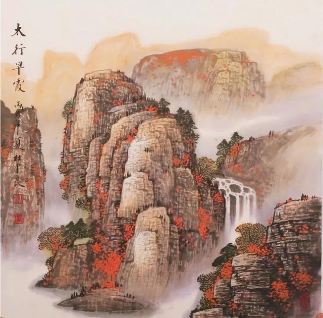 烟云与山川｜杜中良工笔山水画赏析（85幅）