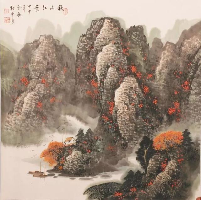 烟云与山川｜杜中良工笔山水画赏析（85幅）