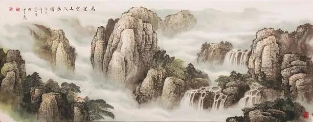 烟云与山川｜杜中良工笔山水画赏析（85幅）