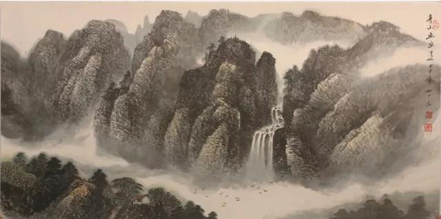 烟云与山川｜杜中良工笔山水画赏析（85幅）