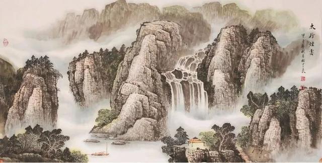 烟云与山川｜杜中良工笔山水画赏析（85幅）