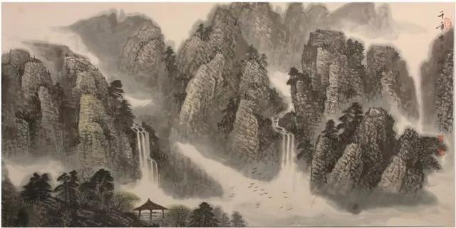 烟云与山川｜杜中良工笔山水画赏析（85幅）