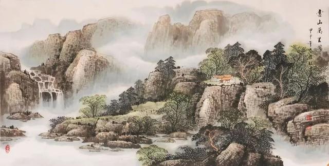 烟云与山川｜杜中良工笔山水画赏析（85幅）