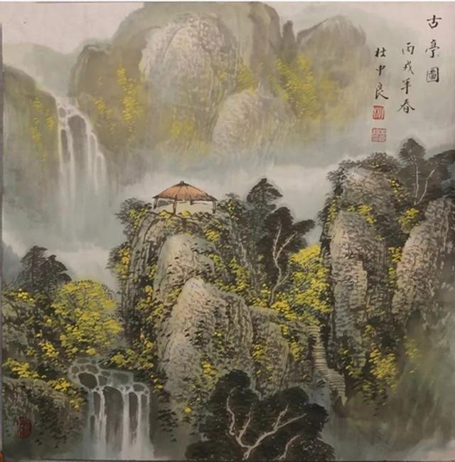 烟云与山川｜杜中良工笔山水画赏析（85幅）