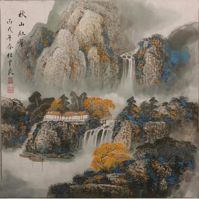 烟云与山川｜杜中良工笔山水画赏析（85幅）